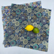 Blue Sunflower- Eco Friendly Beeswax Wrap