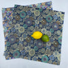 Blue Sunflower- Eco Friendly Beeswax Wrap