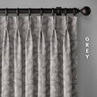 Botanical Print Pure Linen Curtains | Pinch Pleats & Euro Pleats | Standard & Custom Sizes | Light Filtering & Blackout