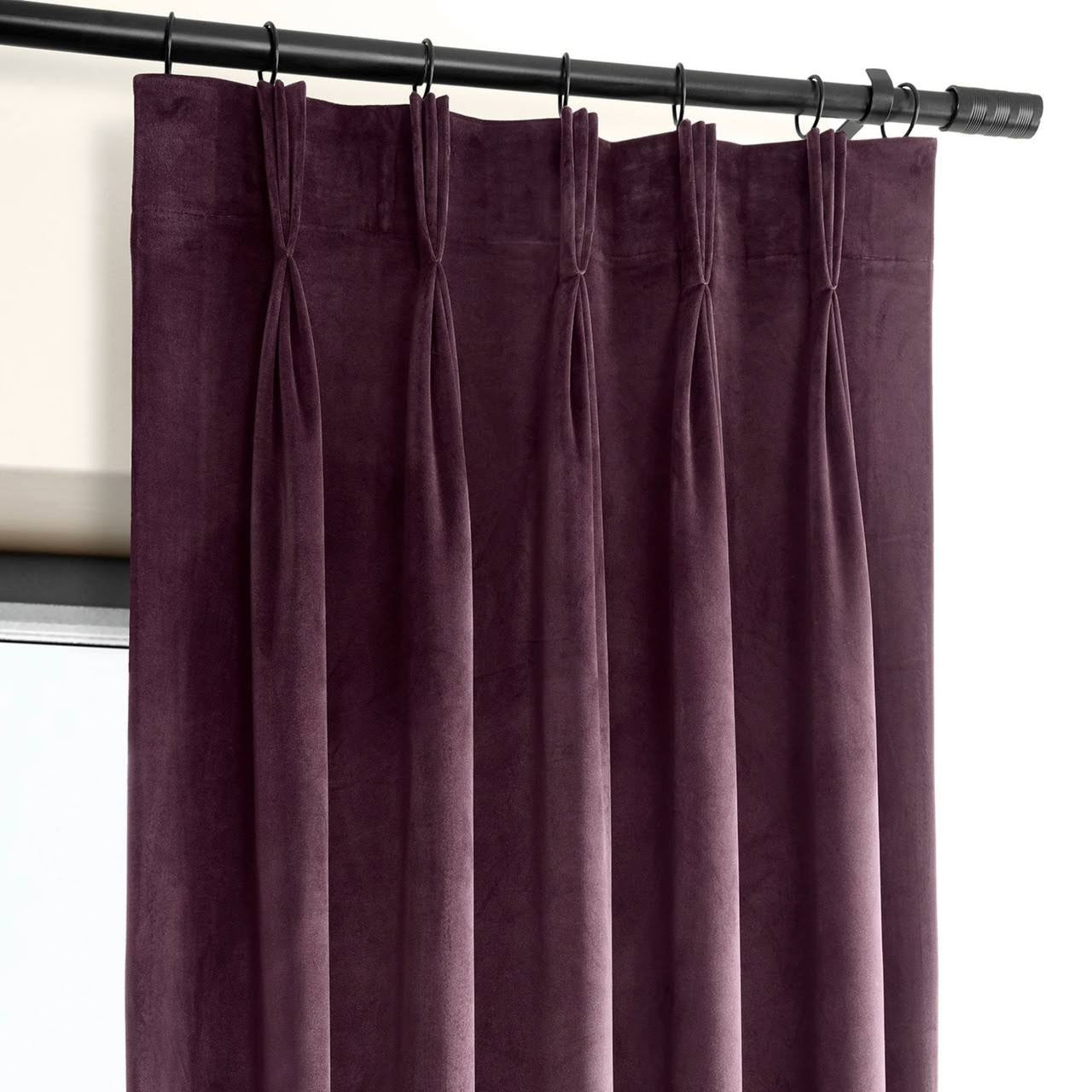 Luxury Velvet Pinch Pleat Curtains  | OEKO-Tex Certified | Blackout/Light Filtering