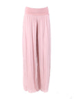 Blush 'Donna' Italian Silk Palazzo Pant-0