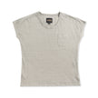 Linen Stripe Pocket Tee (Blue Slate)-0
