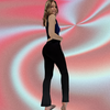 Organic Cotton Mini Flare Yoga Pants 28