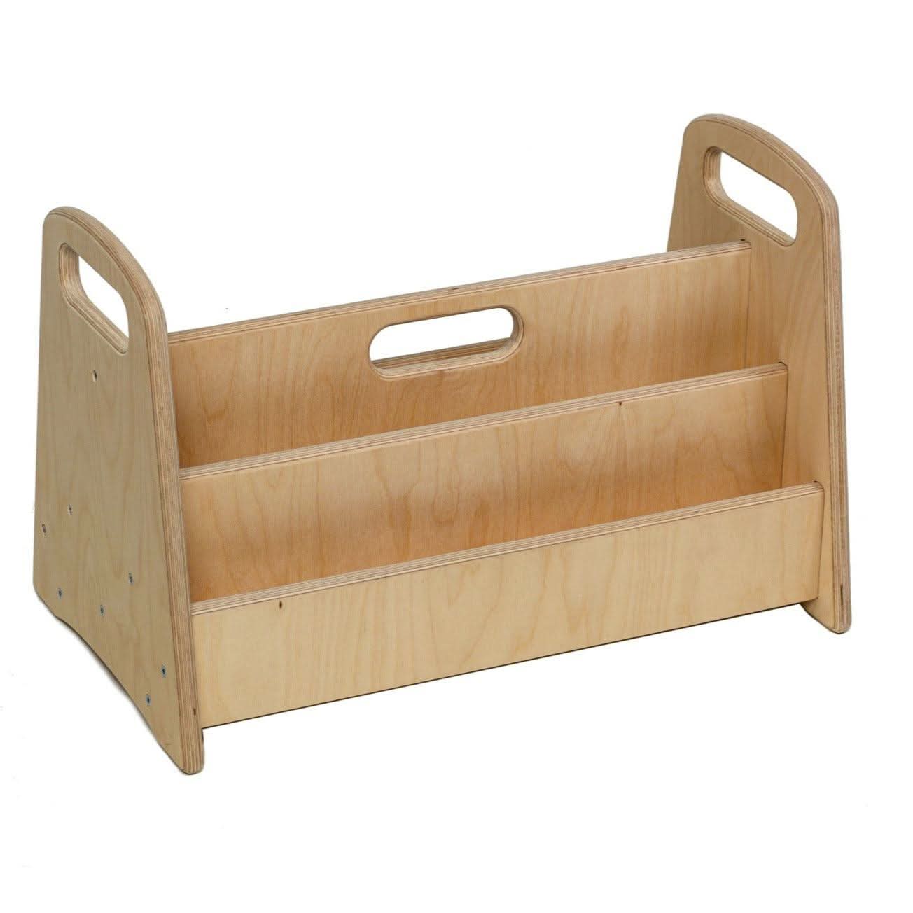 Montessori Wood Bookshelf / Medium Size