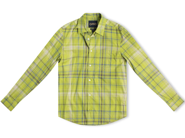 Plaid Long Sleeve Shirt-0
