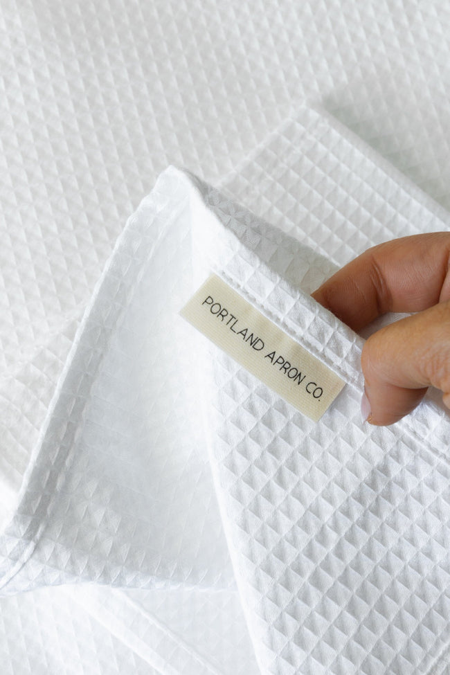 Organic Cotton Waffle Bathroom Towels-1