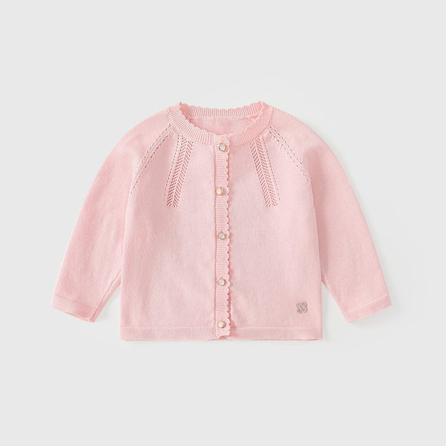 Arrival Autumn Baby Kids Girls Hollow-out Pattern Long Sleeves Cardigan