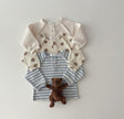 Baby Striped & Polka Dot Pattern & Solid Color Loose Comfort Shirt