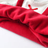 Baby False Pieces Design Bow Patched Design Long Sleeve Onesies