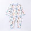 Autumn and Spring Arrival Baby Unisex Animals Pattern Long Sleeves Crew Neck Single Breasted Rompers