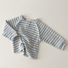 Baby Striped & Polka Dot Pattern & Solid Color Loose Comfort Shirt
