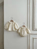 Baby Flower Embroidered Pattern Ruffle Lapel Design Quality Onesies & Shirt