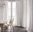 Heavyweight Belgian Linen Curtains - 290gsm Flax Linen - Rod Pocket, Grommet, Tab Top & More - Standard Sizes & Made to Measure in the UK