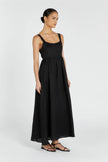 Black Linen Dress | Maxi Dress | Linen Dress | Linen Clothing | 100% Organic Linen