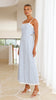 Blue Linen Dress | Maxi Dress | Linen Dress | Linen Clothing | 100% Organic Linen