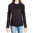 Womens Asymmetrical Leather Jacket