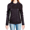 Womens Asymmetrical Leather Jacket