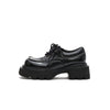 Versatile Chunky Round-Toe Leather Shoes-0