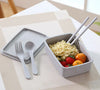 Bamboo Fiber Eco-Friendly Bento Box with Cutlery